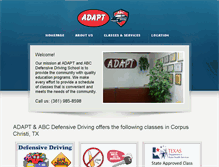 Tablet Screenshot of adaptabc.com